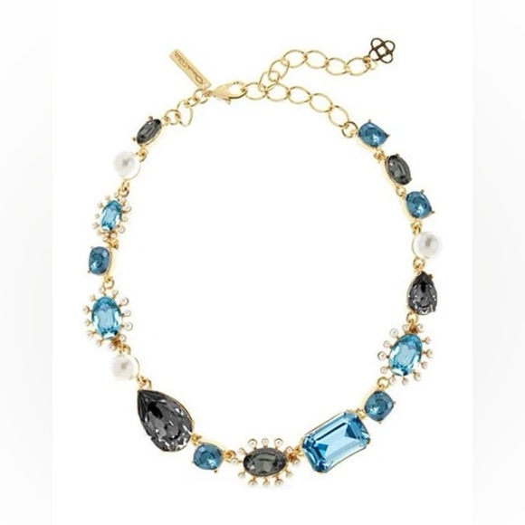 OSCAR DE LA RENTA
Bold Mixed-Jewel Necklace - Picture 4 of 6